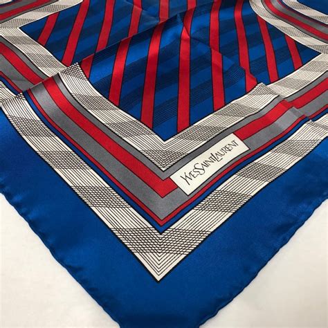 foulard yves saint laurent homme|Vintage Yves Saint Laurent Foulard .